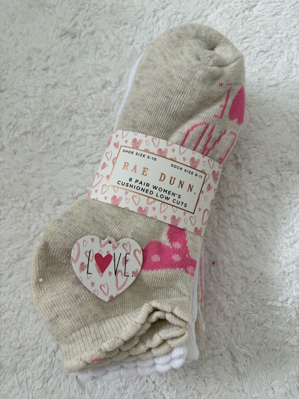 Rae Dunn Low-Cut Socks